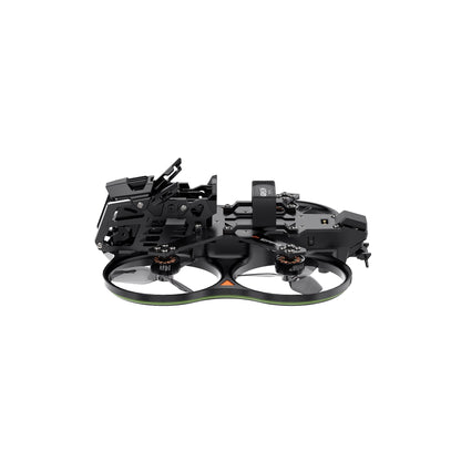 GEPRC Cinebot25 V2 WTFPV, GEPRC Cinebot25 V2 cinewhoop FPV drone with ducted prop guards, top battery strap, and front camera mount