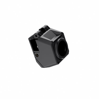 GEPRC DJI O4 Air Unit camera module housing kit in black PC with 14x14 mount and front lens opening