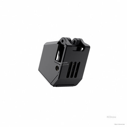 Black GEPRC DJI O4 Air Unit camera module housing with dual mounting tabs and side ventilation slots