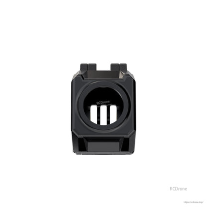 GEPRC DJI O4 Air Unit camera module housing in black PC plastic with circular lens opening and 14x14 mount