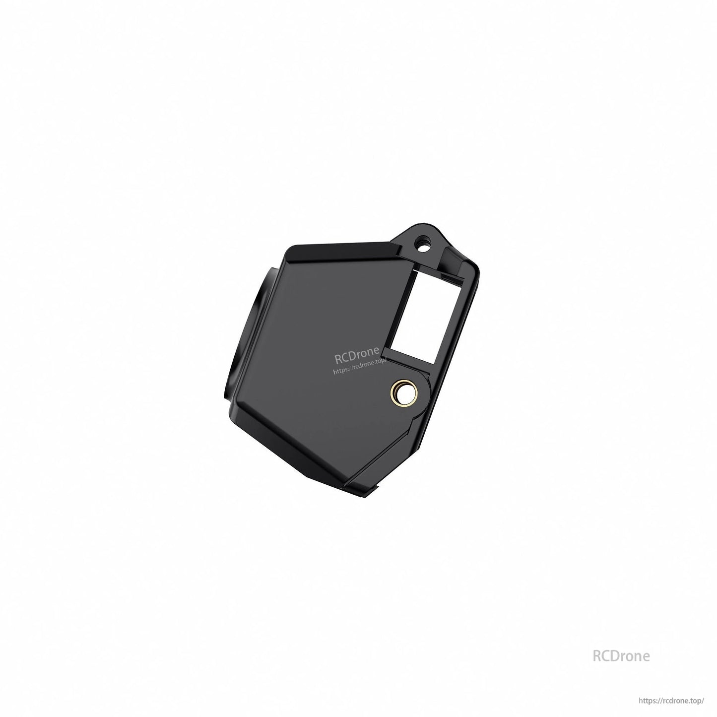 Black GEPRC DJI O4 Air Unit camera module housing kit with 14×14 mount bracket and side cutouts
