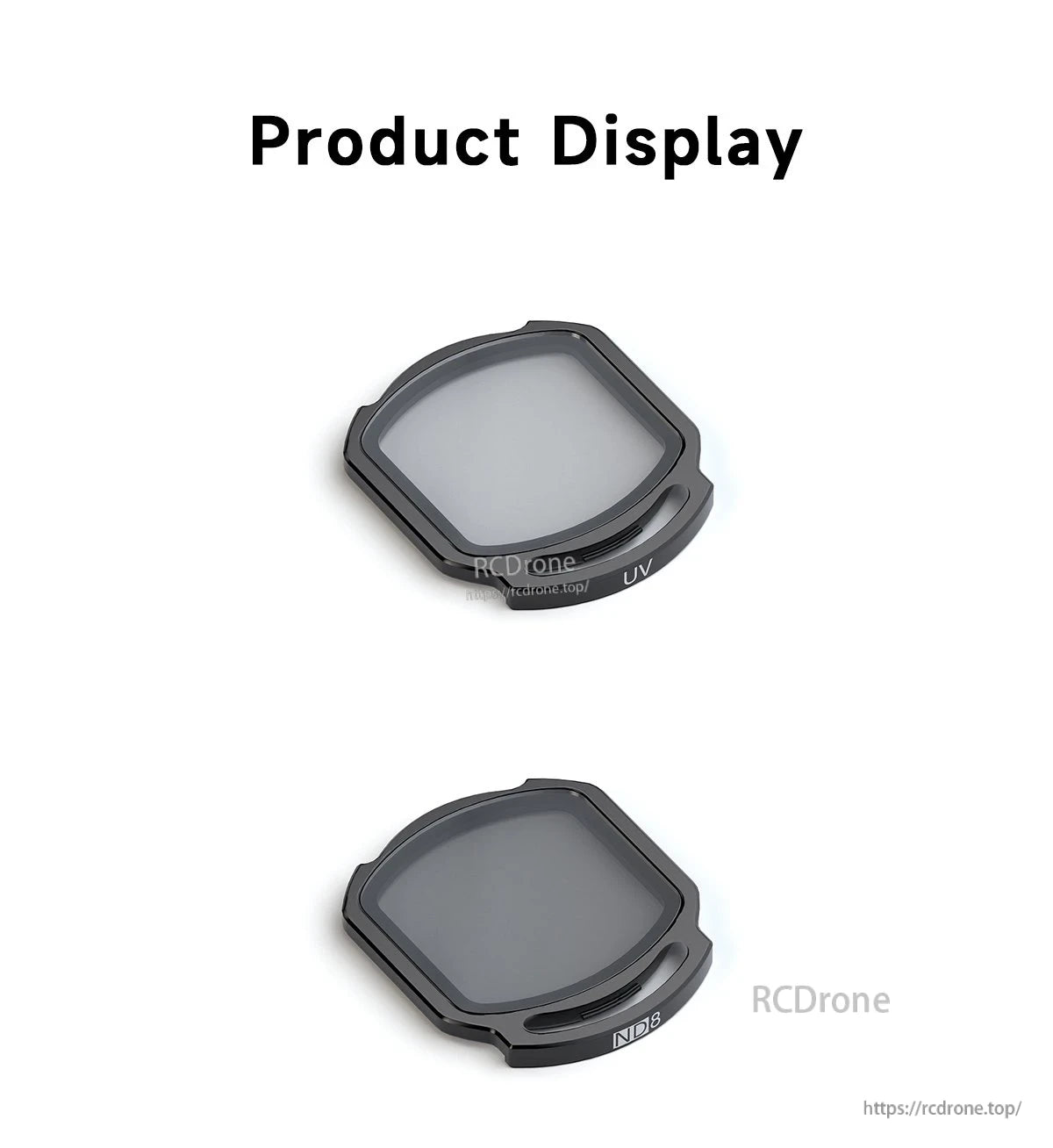 GEPRC Upgraded DJI O4 Air Unit Pro Filter, Multiple options for different lighting scenarios including UV and various neutral density filters.
