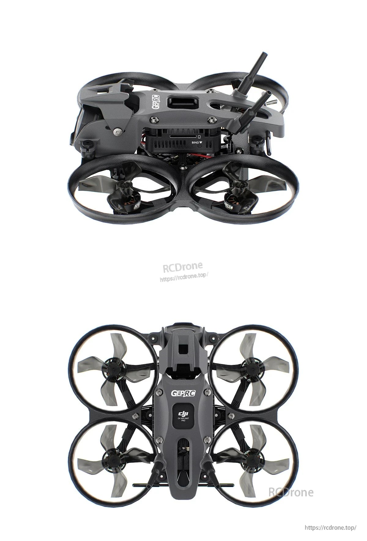 GEPRC DarkStar16 O4 Pro WTFPV, GEPRC DarkStar16 drone with TAKER F411-12A-E motor.