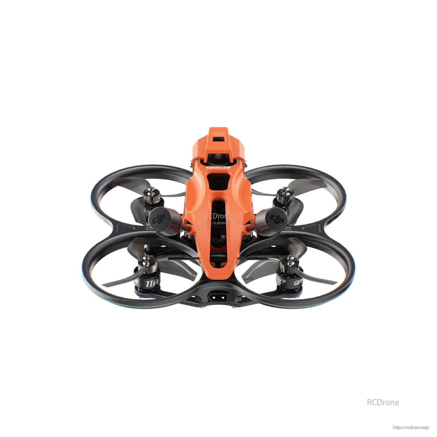 GEPRC DarkStar22 O4 Pro CineWhoop FPV, Orange GEPRC DarkStar22 O4 Pro CineWhoop with DJI O4 Air Unit Pro, ELRS 2.4G, and 2-4S AIO setup.