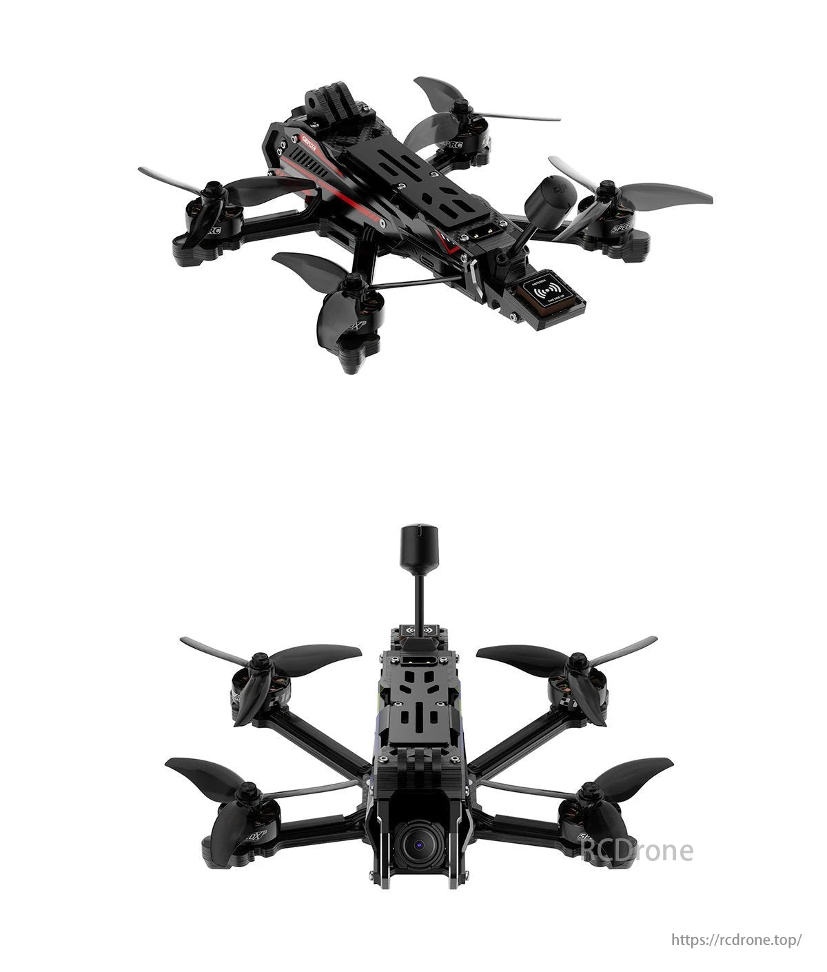 GEPRC Domain4.2 Freestyle Drone, GOPRO supports both full-size and naked modes for shooting perfect footages with neat and compact design.