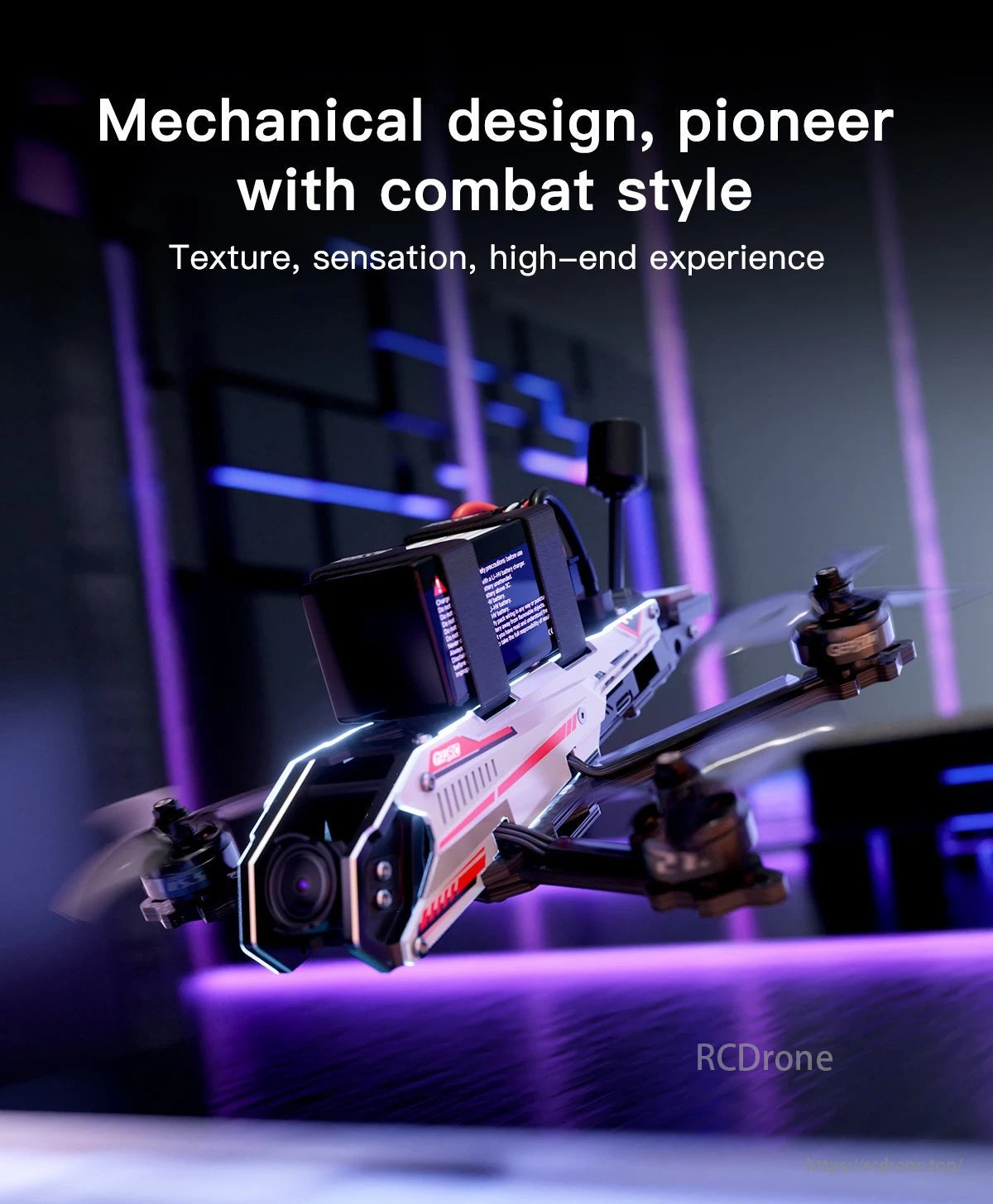 GEPRC Domain4.2 Freestyle Drone, A high-end FPV drone featuring mechanical design, combat style, and advanced capabilities for an exceptional experience.