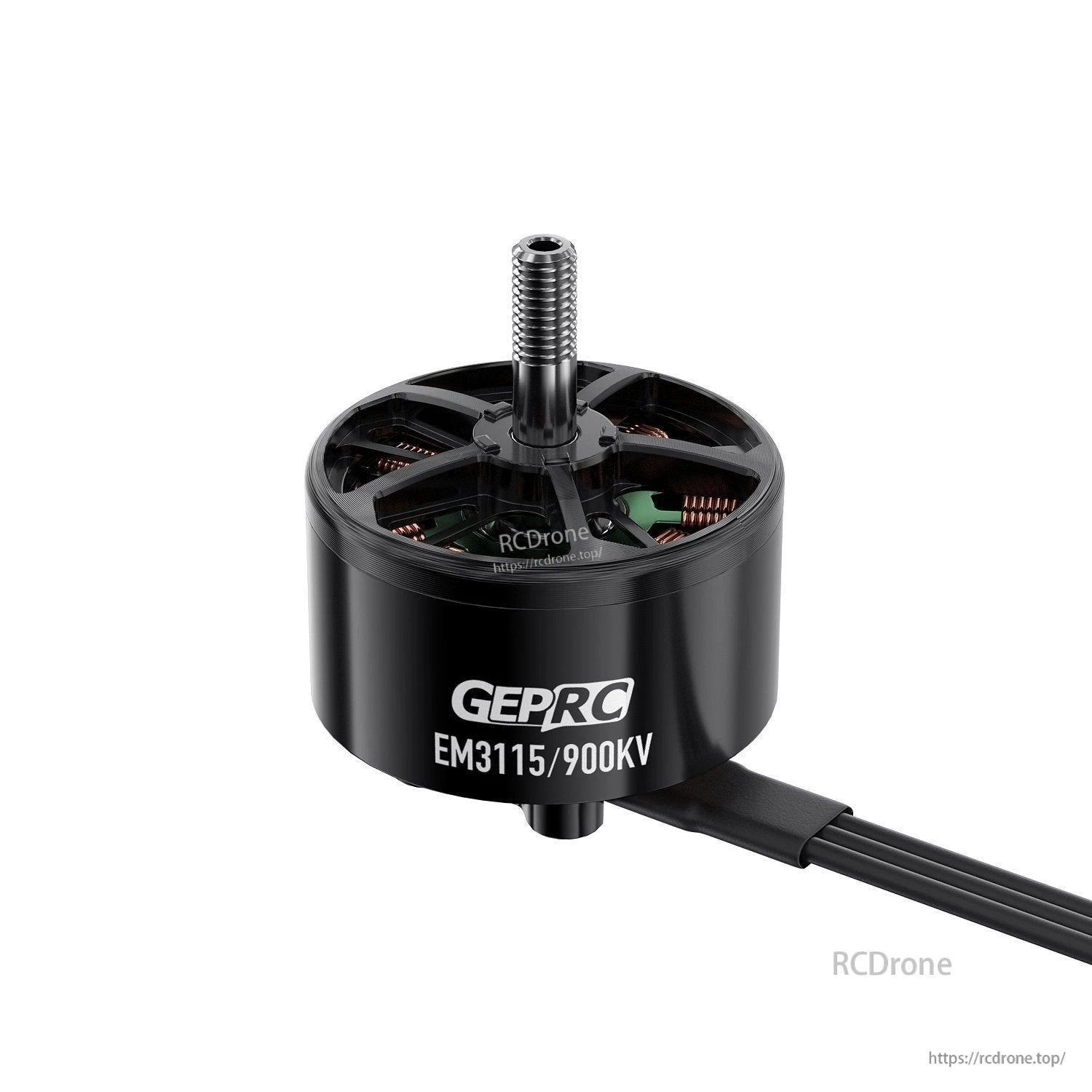 GEPRC EM3115 900KV Long-Range Brushless Motor, GEPRC EM3115 900KV brushless motor for FPV drones, 6S, 1620W, 5mm shaft.