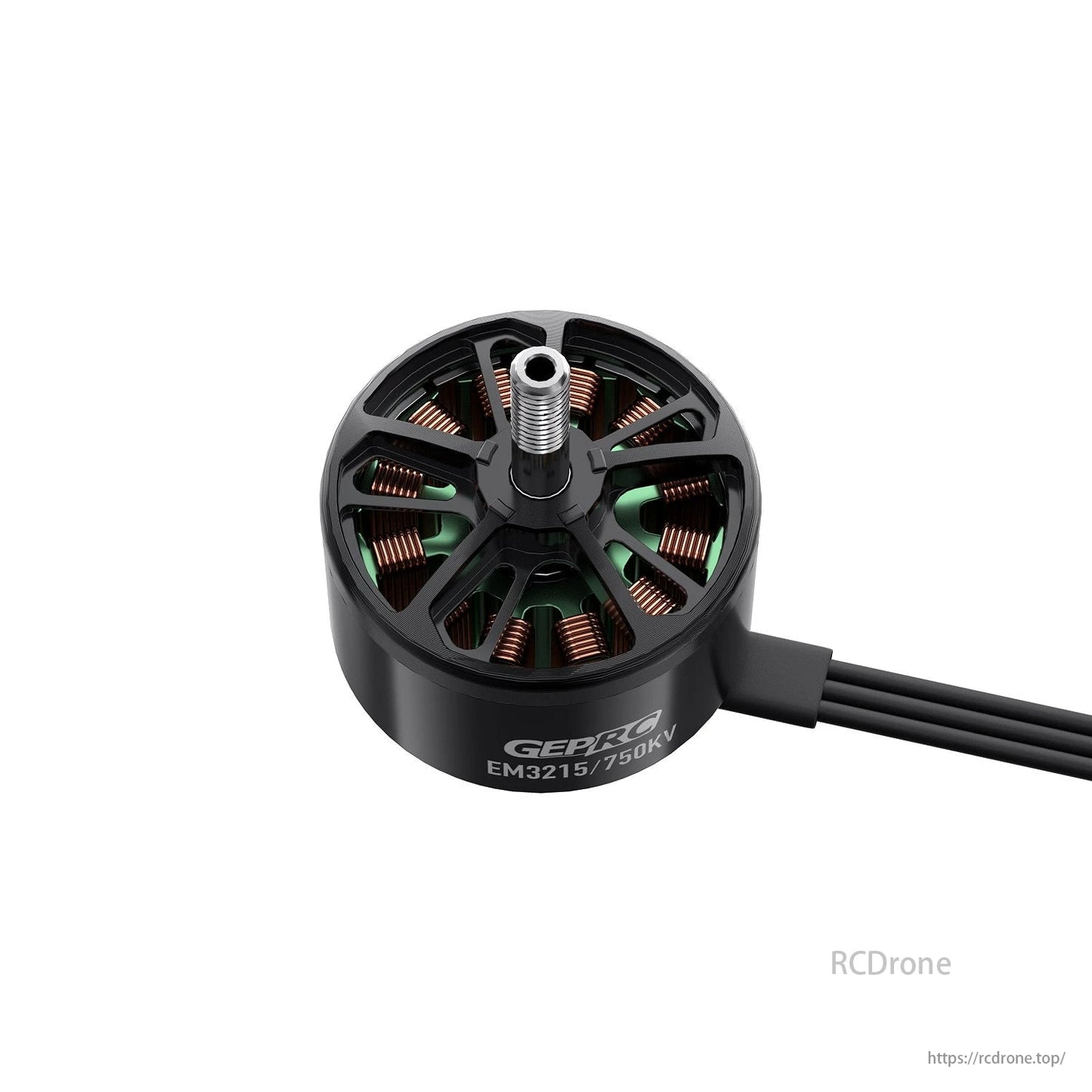 GEPRC EM3215 750KV motor for FPV drones, supports 6S, provides 4120g thrust, compatible with 9-10 inch props.