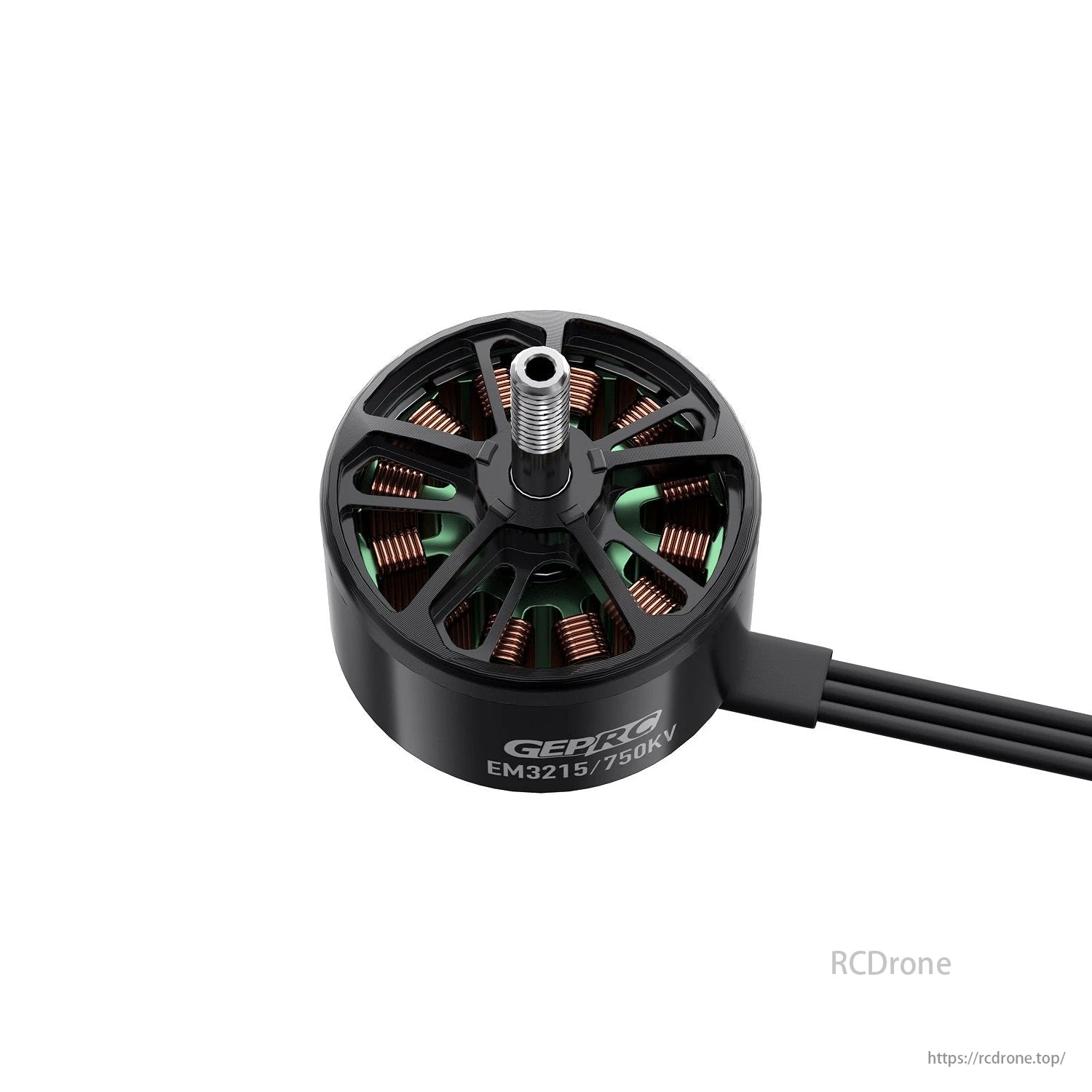 GEPRC EM3215 750KV motor for FPV drones, supports 6S, provides 4120g thrust, compatible with 9-10 inch props.