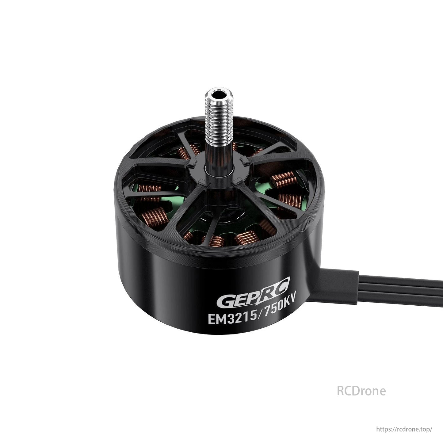 GEPRC EM3215 750KV motor for FPV drones, 6S support, 4120g thrust, fits 9-10 inch props.