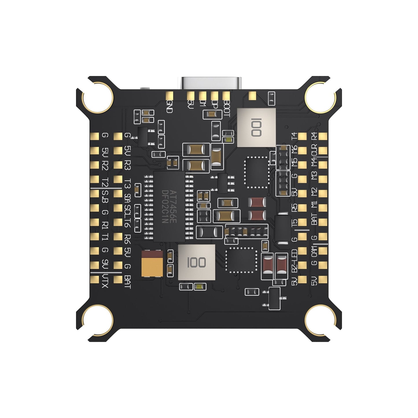 GEPRC F405 HD V3 Flight Controller | STM32F405, ICM42688-P, Type-C, 16M Blackbox, 3-6S