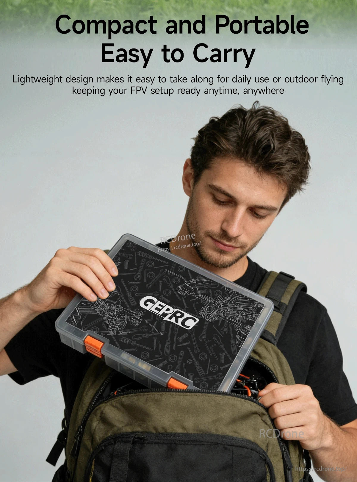 GEPRC FPV Hardware Pack, Compact, portable FPV hardware pack for easy outdoor use.
