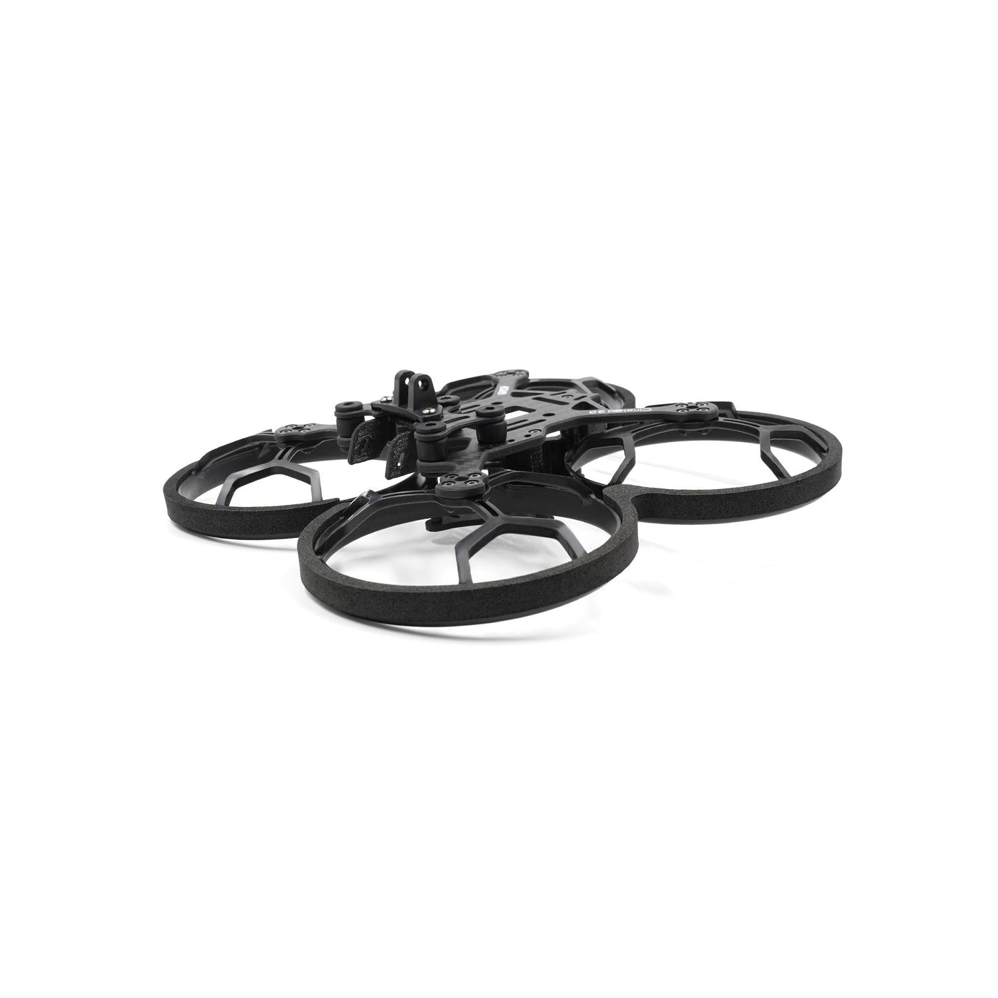 GEPRC GEP-CL30 3-Inch FPV Frame, GEPRC GEP-CL30 3-inch FPV drone frame with ducted prop guards, black carbon top plate, and hardware