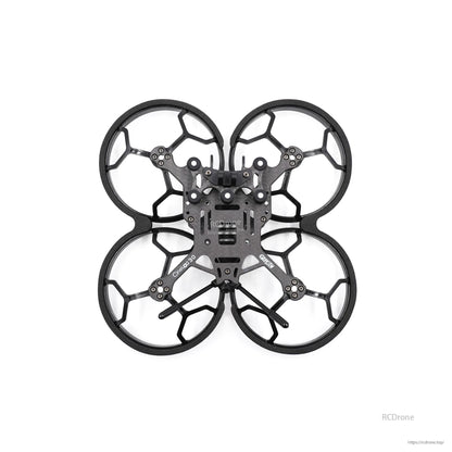 GEPRC GEP-CL30 3-Inch FPV Frame, Top view of GEPRC GEP-CL30 3-inch FPV drone frame with integrated prop guards and carbon center plate
