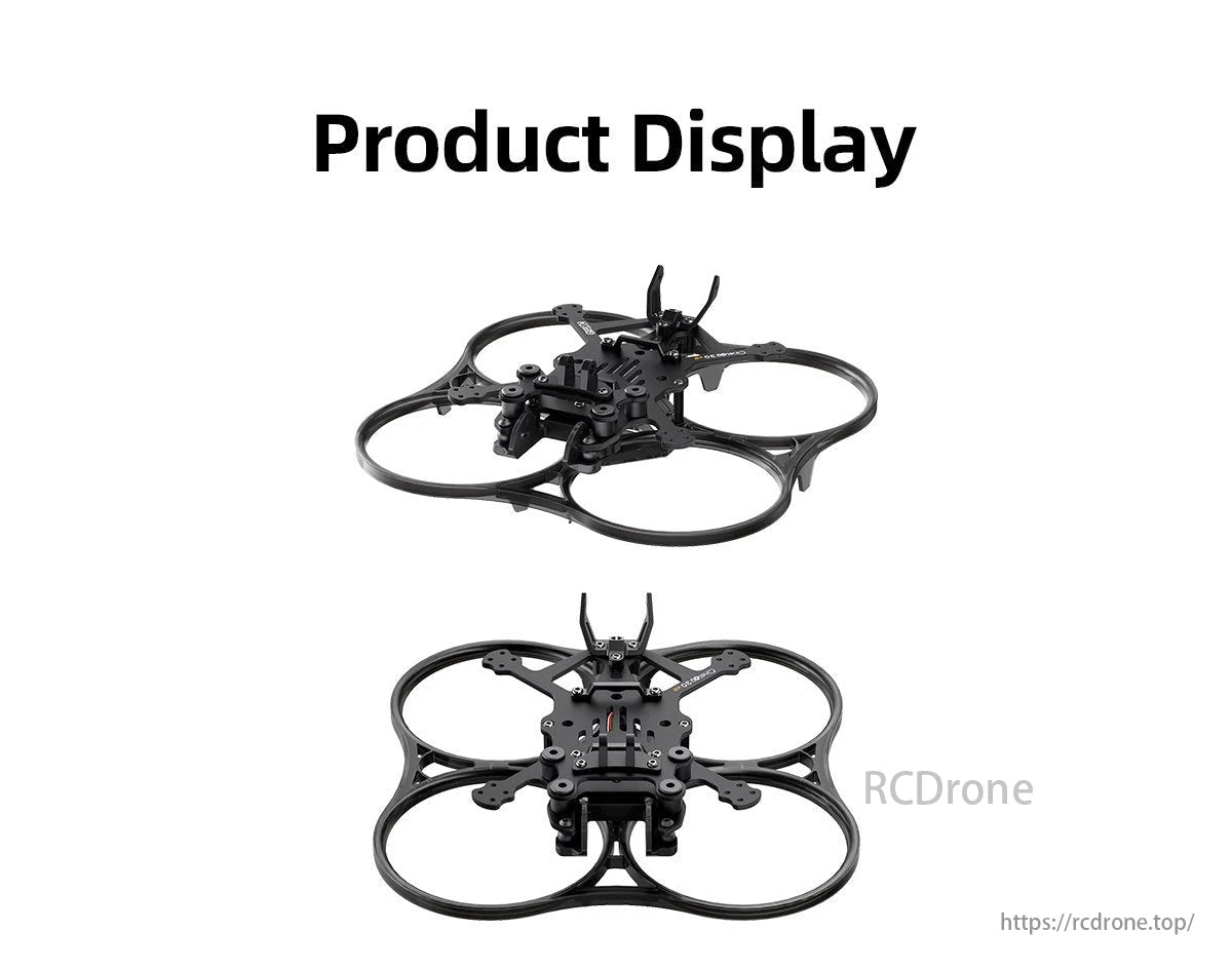 Geprc CL30 FPV Drone, The rear USB expansion port and antenna mounts simplify assembly and tuning.