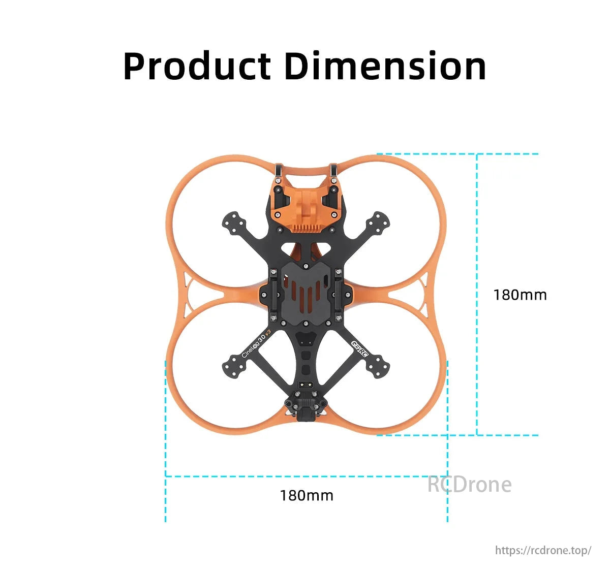 GEPRC GEP-CL30 FPV Drone, Data port dust plugs prevent dirt from blocking during takeoff and landing.