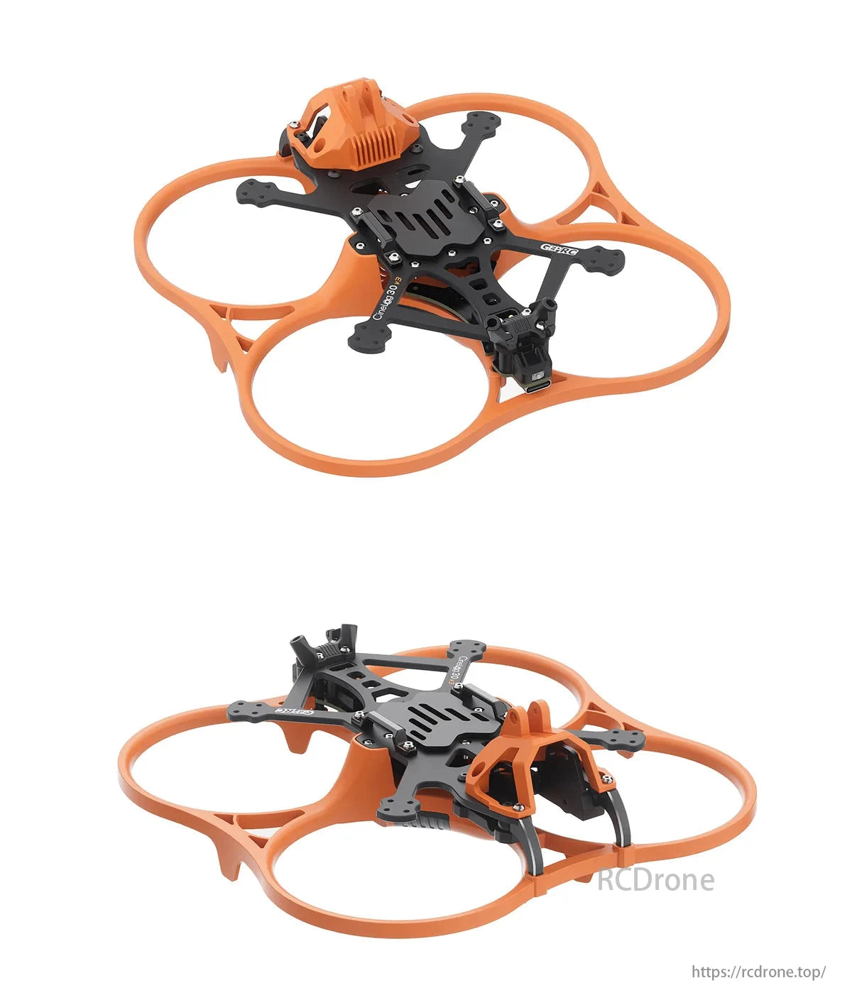 GEPRC GEP-CL30 FPV Drone, The frame cutouts balance heat dissipation and strength, with silicone plugs protecting the O4 Air Unit Pro VTX.