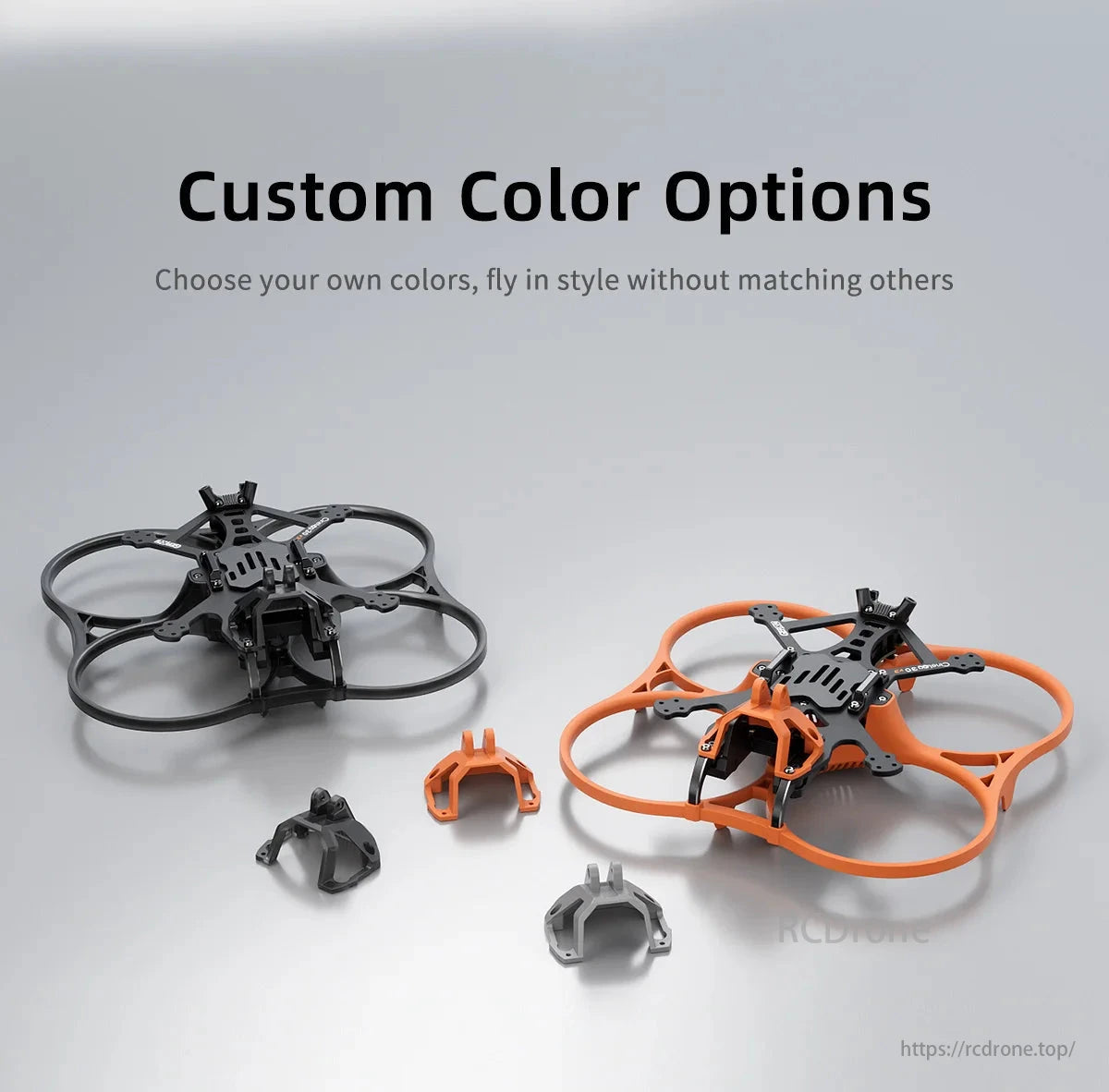 GEPRC GEP-CL30 FPV Drone, Custom color options for GEPRC GEP-CL30 V3 128mm FPV drone frame, personalize your colors.