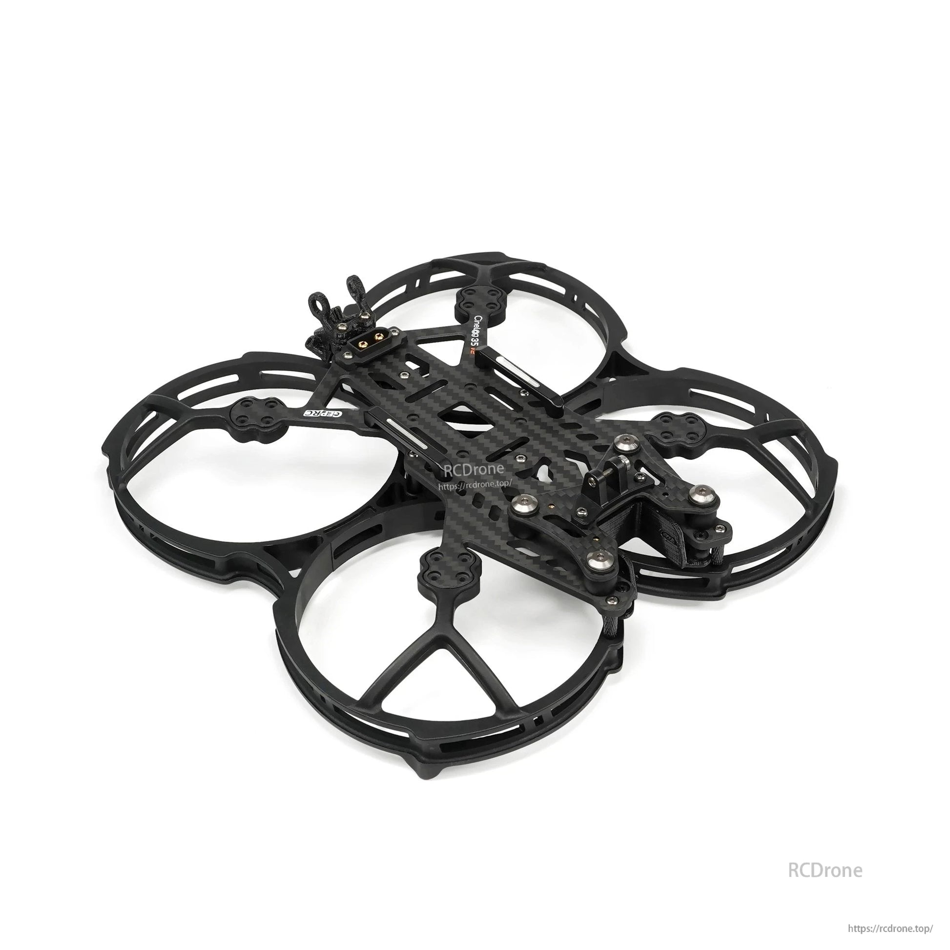 GEPRC GEP-CL35 V2 FPV Frame, GEPRC CineLog35 V2 (GEP-CL35 V2) FPV frame with carbon fiber plate and 3.5-inch prop guards