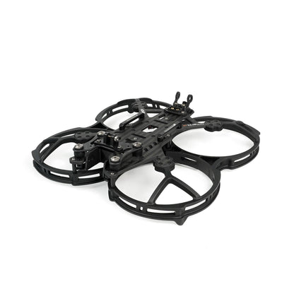 GEPRC GEP-CL35 V2 FPV Frame, GEPRC CineLog35 V2 3.5-inch FPV drone frame with carbon fiber center plate and four circular prop guards