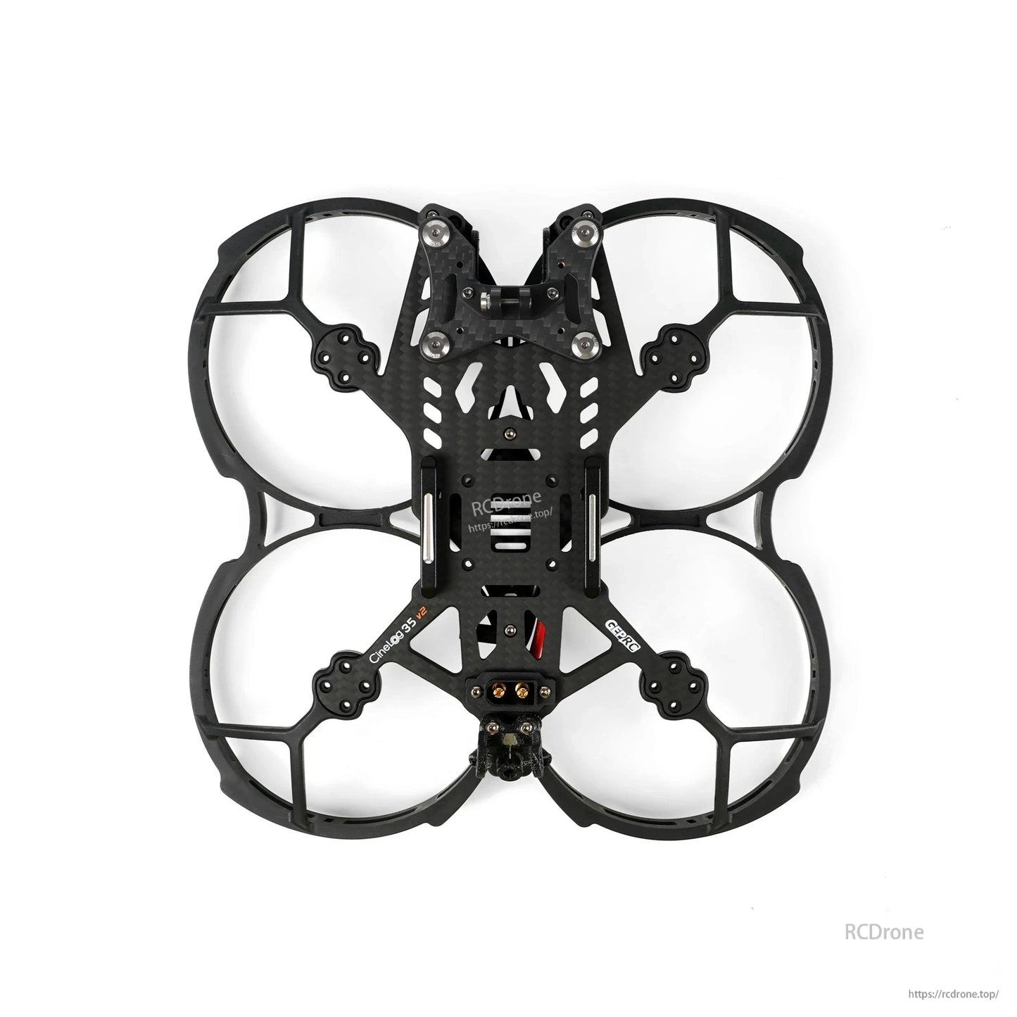 GEPRC GEP-CL35 V2 FPV Frame, GEPRC CineLog35 V2 3.5-inch FPV frame with carbon fiber center plate and integrated prop guards