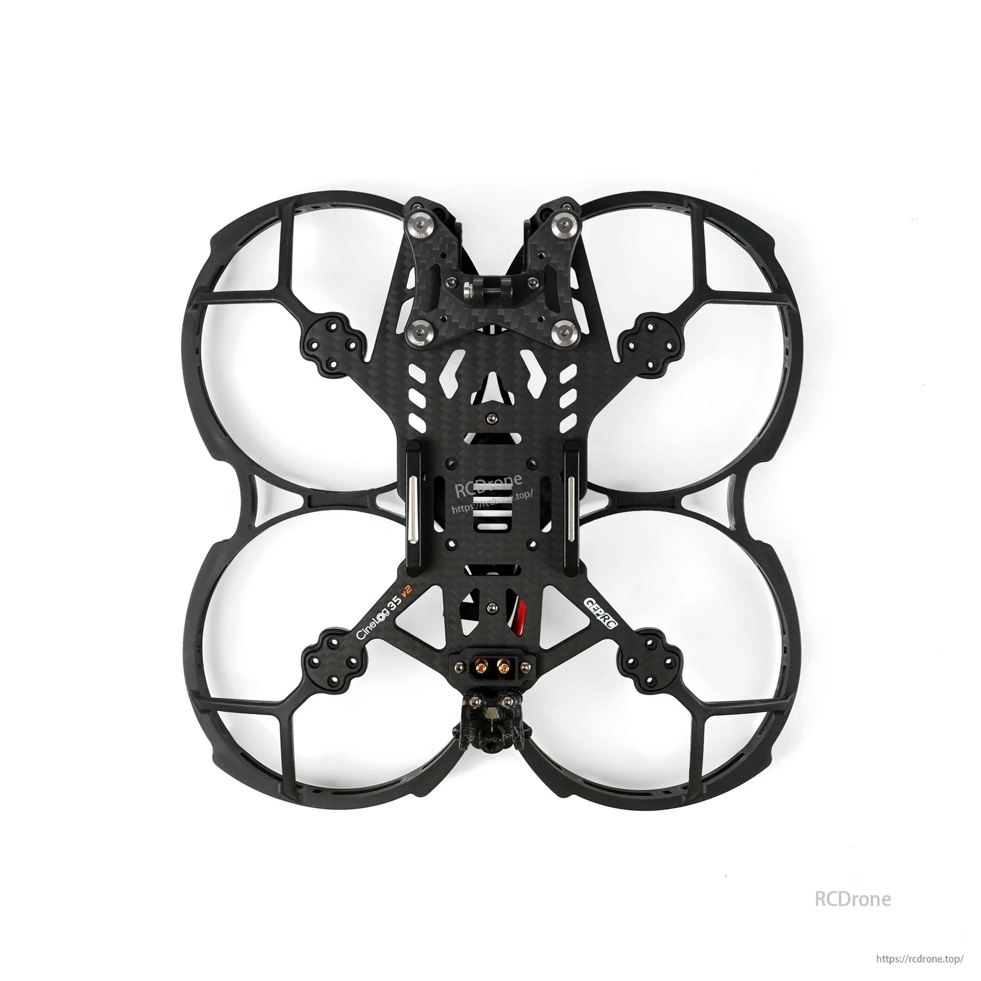 GEPRC GEP-CL35 V2 FPV Frame, GEPRC CineLog35 V2 3.5-inch FPV frame with carbon fiber center plate and integrated prop guards