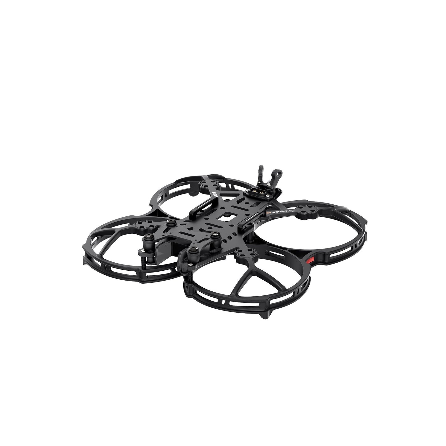 GEPRC GEP-CL35 V3 FPV frame kit with ducted prop guards, carbon fiber top plate, and front camera mount