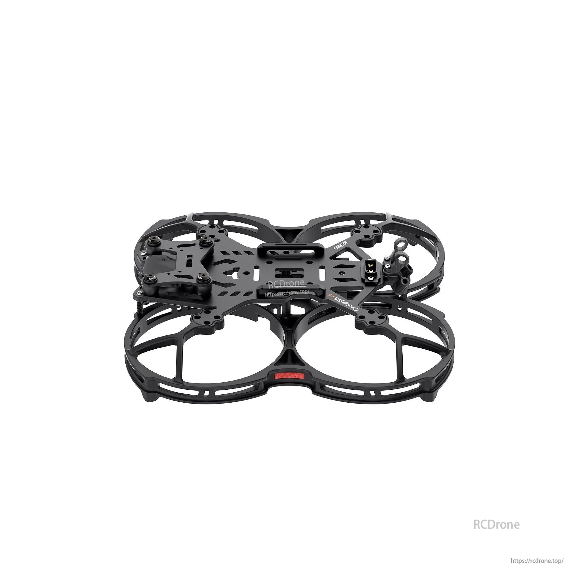 GEPRC GEP-CL35 V3 FPV Frame, GEPRC GEP-CL35 V3 FPV drone frame with ducted prop guards, carbon fiber plates, and front camera mount