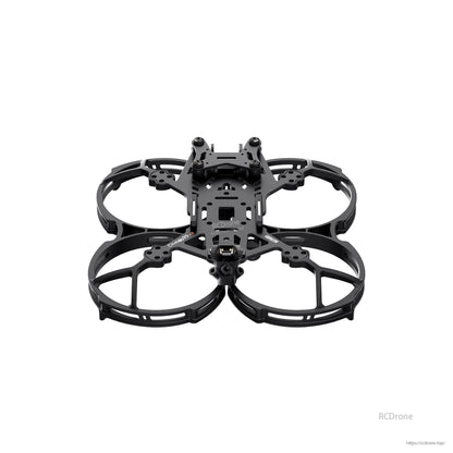 GEPRC GEP-CL35 V3 FPV Frame, GEPRC GEP-CL35 V3 FPV cinewhoop frame with four ducted prop guards, black carbon plates, and front camera mount