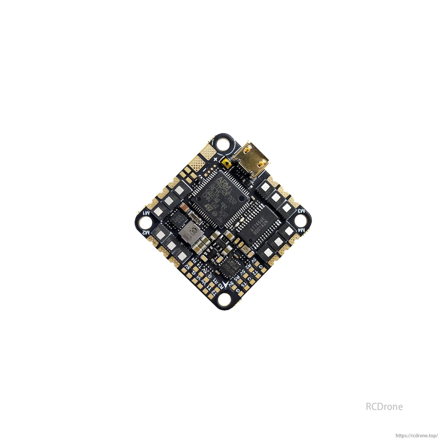 GEPRC GEP-F722-45A AIO V2 Flight Controller – STM32F722, 2–6S, 45A BLHeli_S ESC, DJI Plug, 25.5x25.5mm for FPV Drones