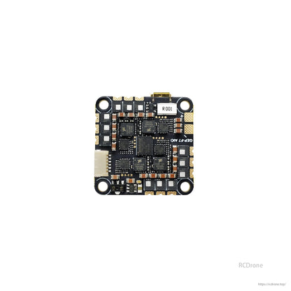 GEPRC GEP-F722-45A AIO V2 Flight Controller with STM32F722, 45A BLHeli_S ESC, DJI Plug, compact 25.5x25.5mm design for FPV drones.