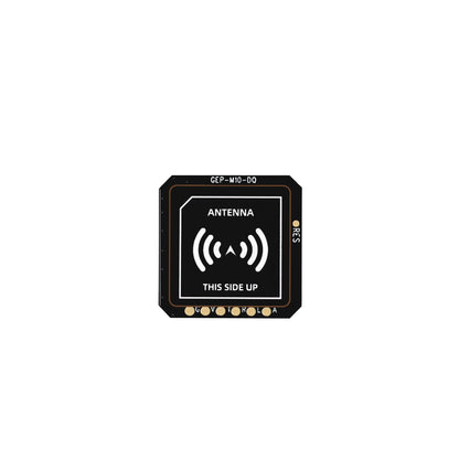 GEPRC GEP-M10 series GPS module antenna board marked “ANTENNA THIS SIDE UP” with edge solder pads