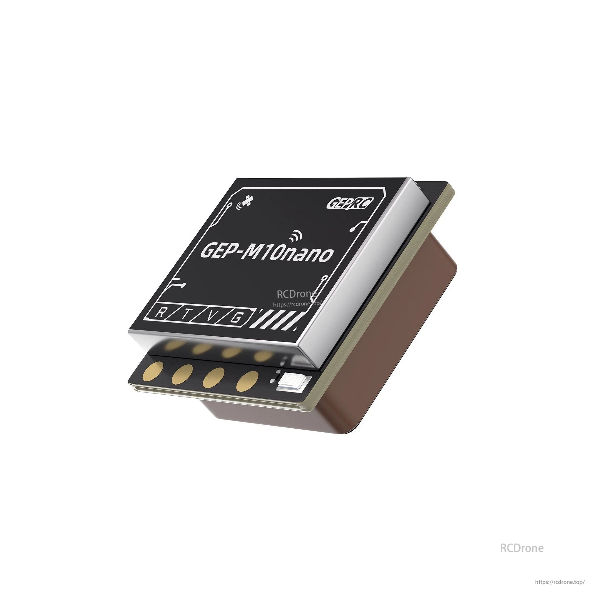 GEPRC GEP-M10 Series GPS, GEPRC GEP-M10nano GPS module with ceramic antenna and R/T/V/G solder pads for drone wiring