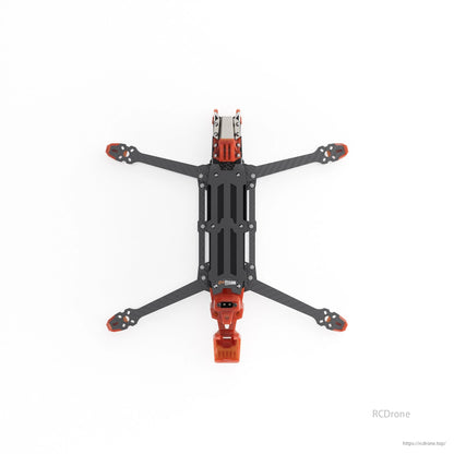 GEPRC GEP-MOZ7 V2 drone frame, 7.5-inch, O4 Pro compatible, supports 8" props, 336mm GPS mount for long-range FPV use.