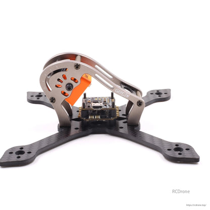 GEPRC GEP-MX3 FPV Drone Frame: 139mm wheelbase, 3-inch, orange components, black base.