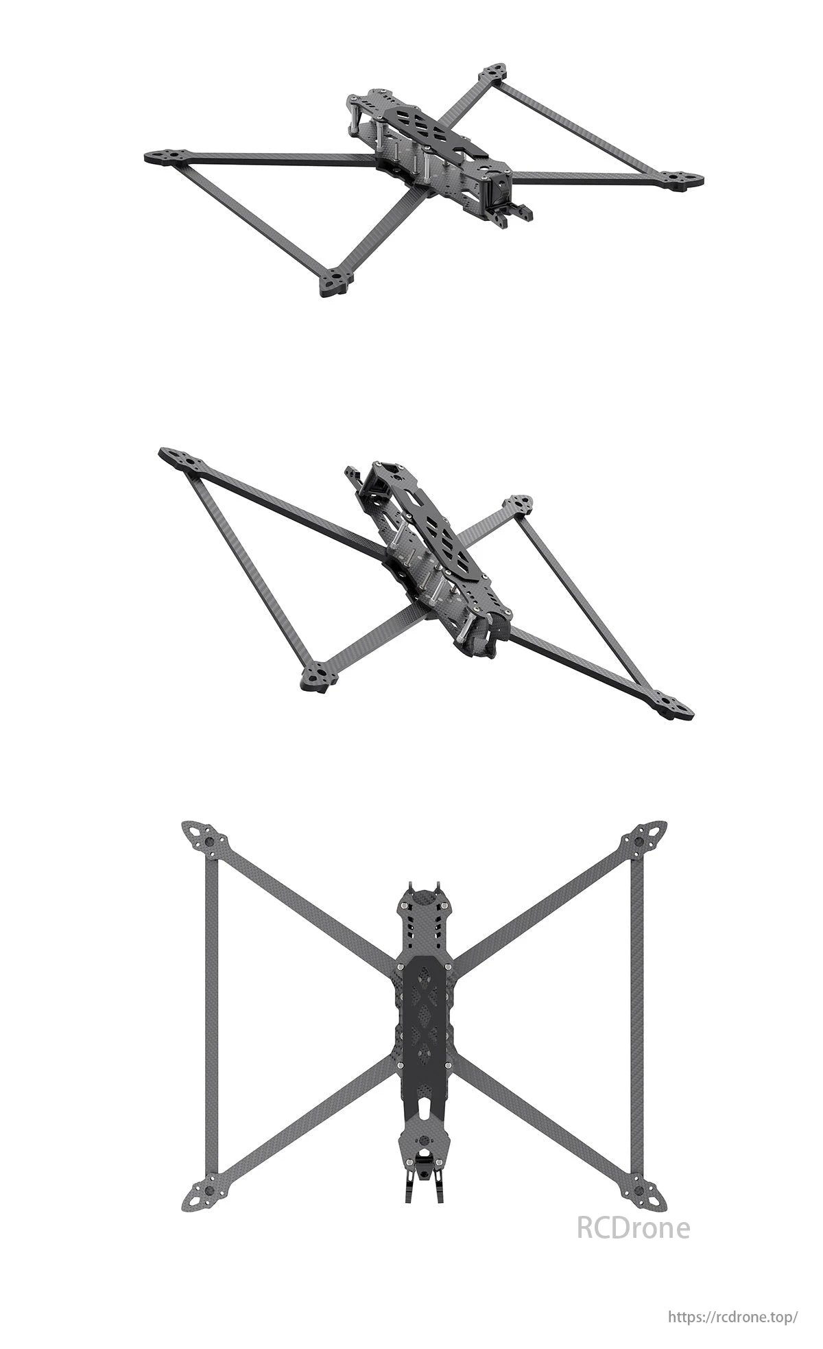 GEP Mark4 FPV Drone, The FC and camera lenses have different fixing hole sizes, while the motor has the same size as the camera lens.