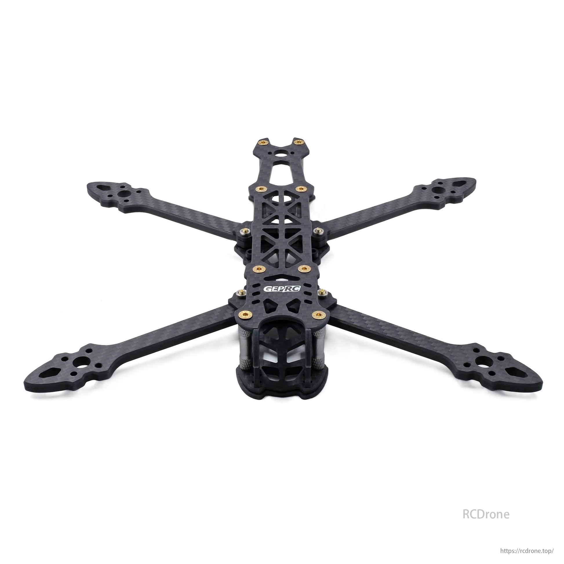 GEPRC GEP-Mark4 H-Frame Carbon Fiber FPV Drone Frame Kit for 5/6/7 inch freestyle and long-range drones.