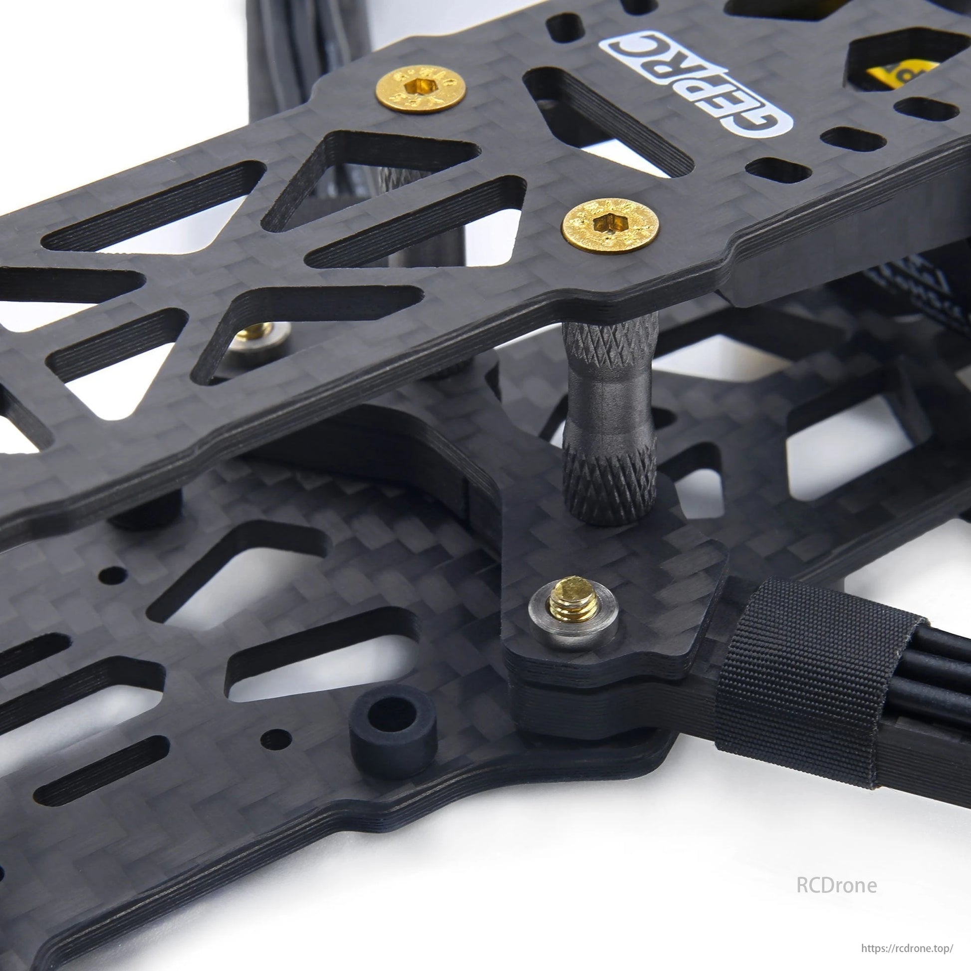 GEPRC GEP-Mark4 carbon fiber FPV drone frame kit, H-frame, freestyle, long-range, available in 5-inch, 6-inch, and 7-inch sizes.