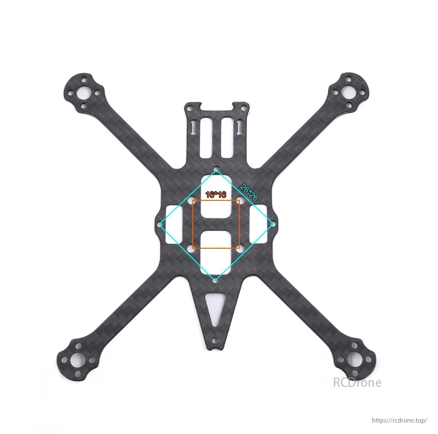 GEPRC GEP-PT 125mm FPV Drone, The PHANTOM product from GEPRC has a maximum support blade of 2.5inch and weighs 13.7g.