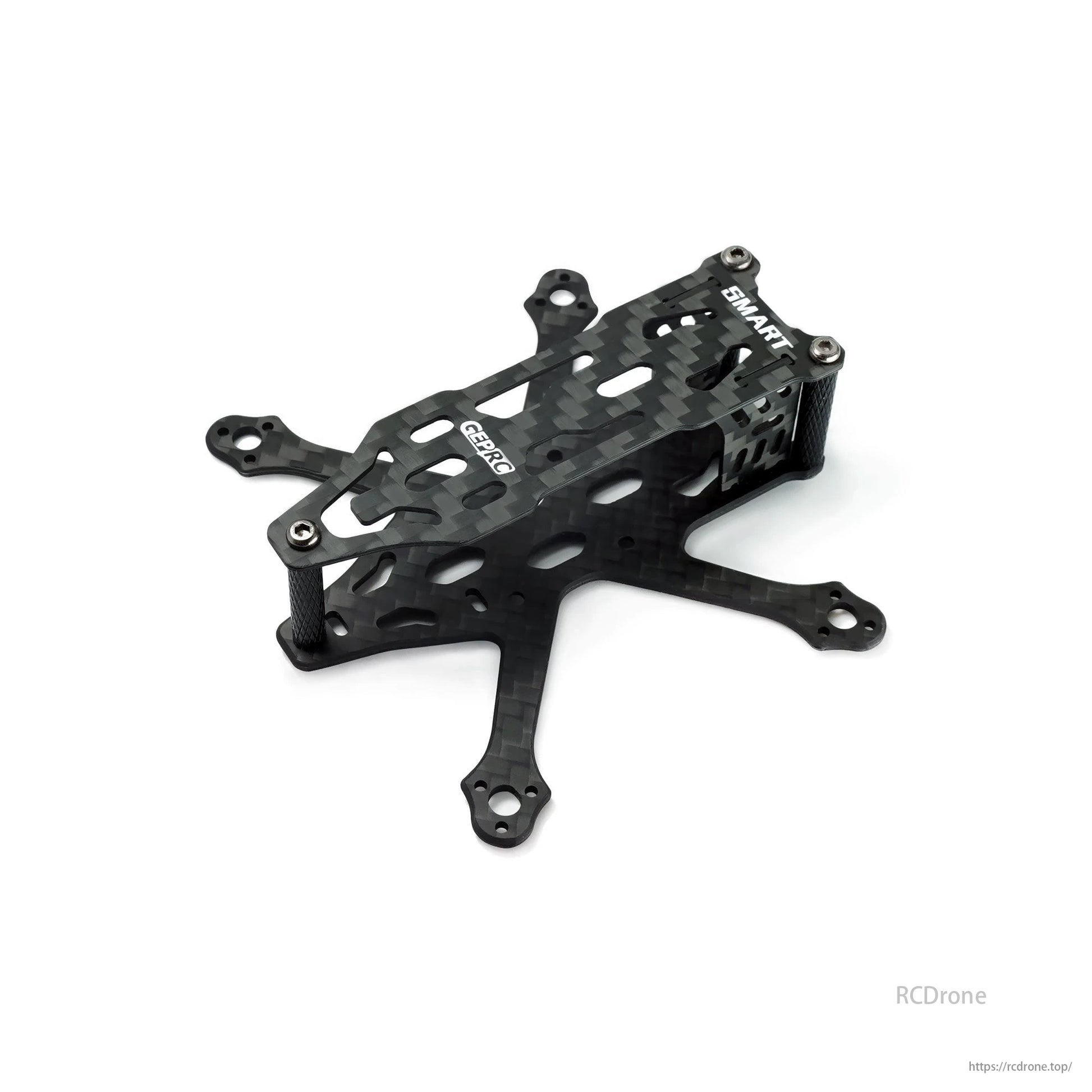 GEPRC GEP-ST16  78mm Wheelbase 1.6 Inch FPV Frame, GEPRC GEP-ST16 FPV frame features 78mm wheelbase, 1.6-inch size, SMART branding, and carbon fiber design for durable, high-performance use.