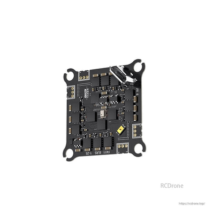 GEPRC GEP-TAKER F411 AIO flight controller board with 12A ESC, 30.5mm mounting holes and solder pads