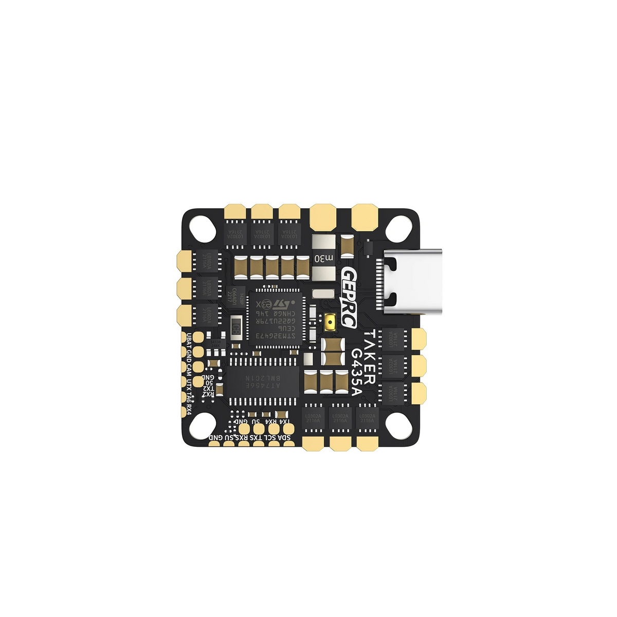 Flight Controller Pads GEPRC GEP-TAKER G4 35A AIO Flight Controller, STM32G473, ICM42688-P, 2 ...