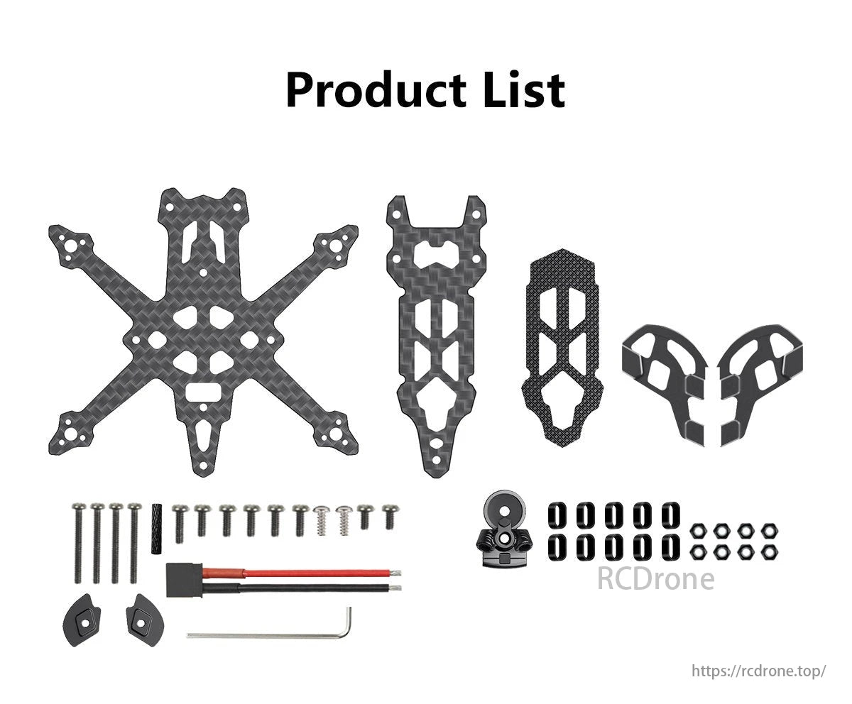 GEPRC GEP-TC18 FPV Drone, GEPRC drone frame details, including model GEP-TC18, wheelbase, and specs.