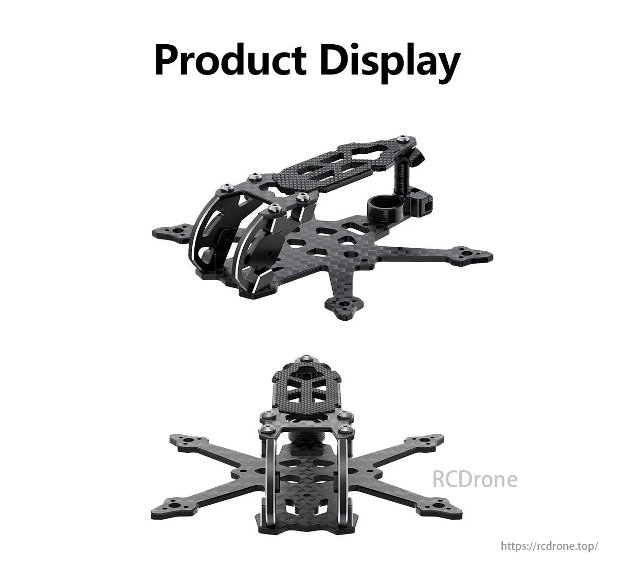 GEPRC GEP-TC18 FPV Drone, A drone frame designed for FPV racing, featuring a wheelbase of 1.8 inches and an HD camera.