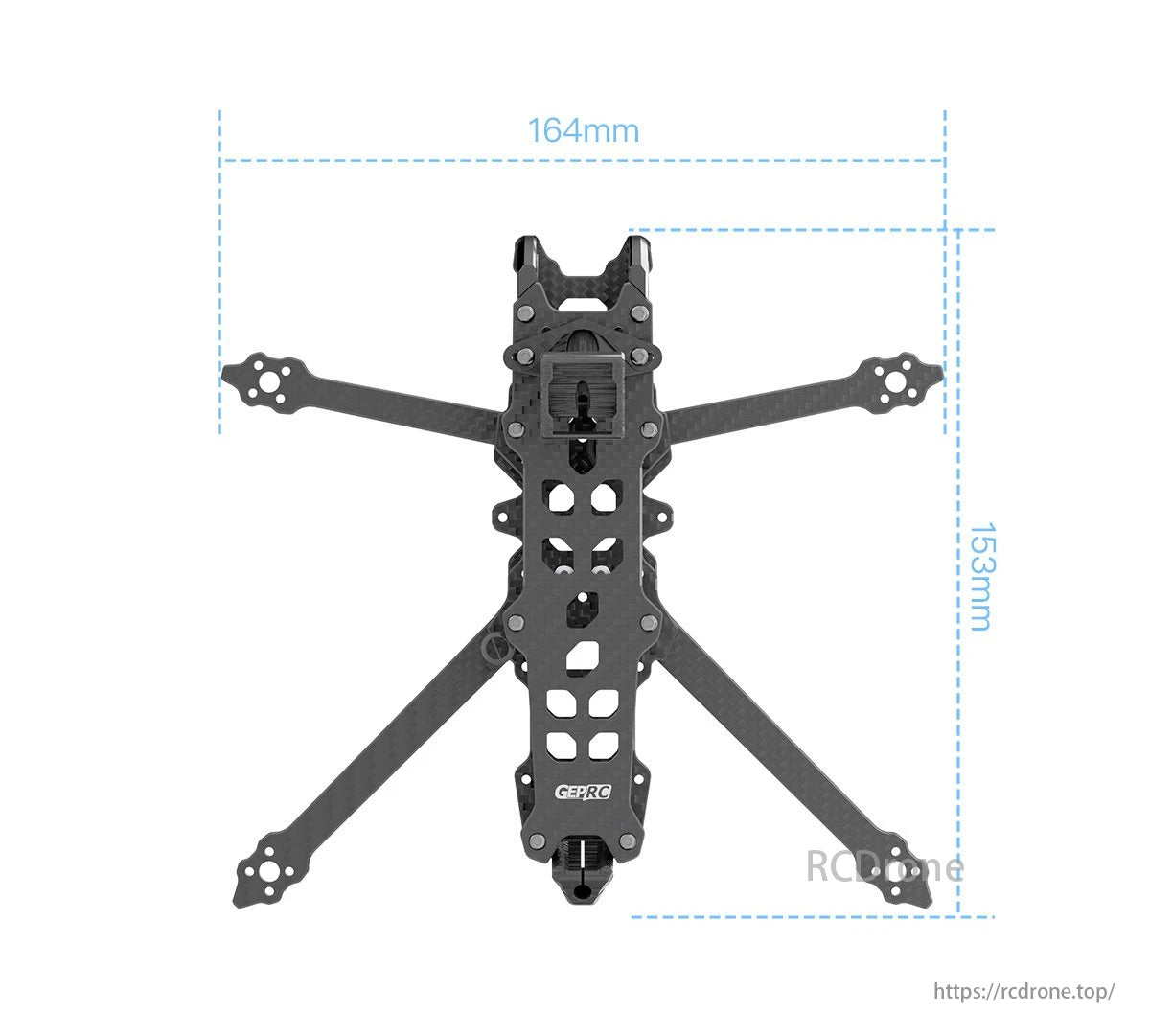 GEPRC Tern LR FPV Drone, The Tern-LR40 frame is designed for a 4-inch long-range FPV drone.