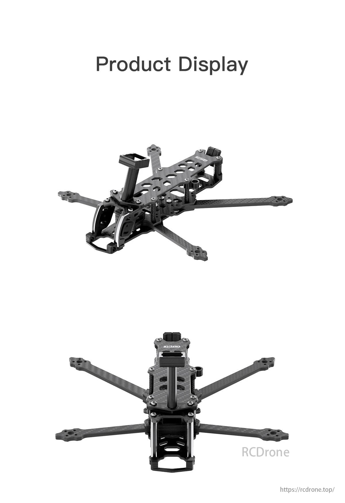 GEPRC Tern LR FPV Drone, Gopro seat setting enables better scalability for photo shooting.