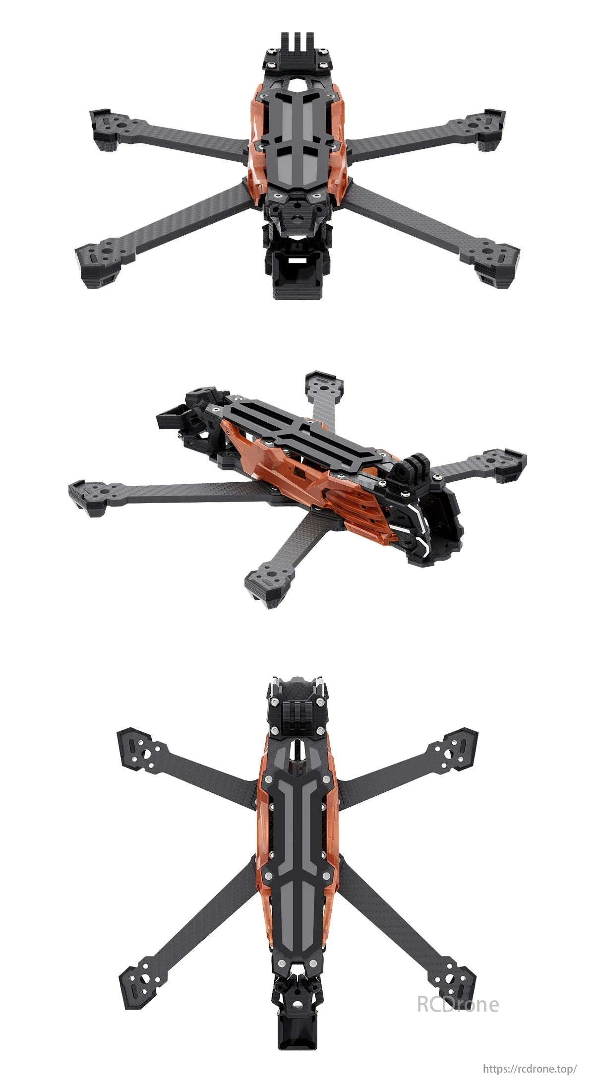 GEP-Vapor-D O4 Pro FPV Drone, The product features redesigned aluminum camera mounts and vibration-damping silicone for better compatibility and reduced resonance.