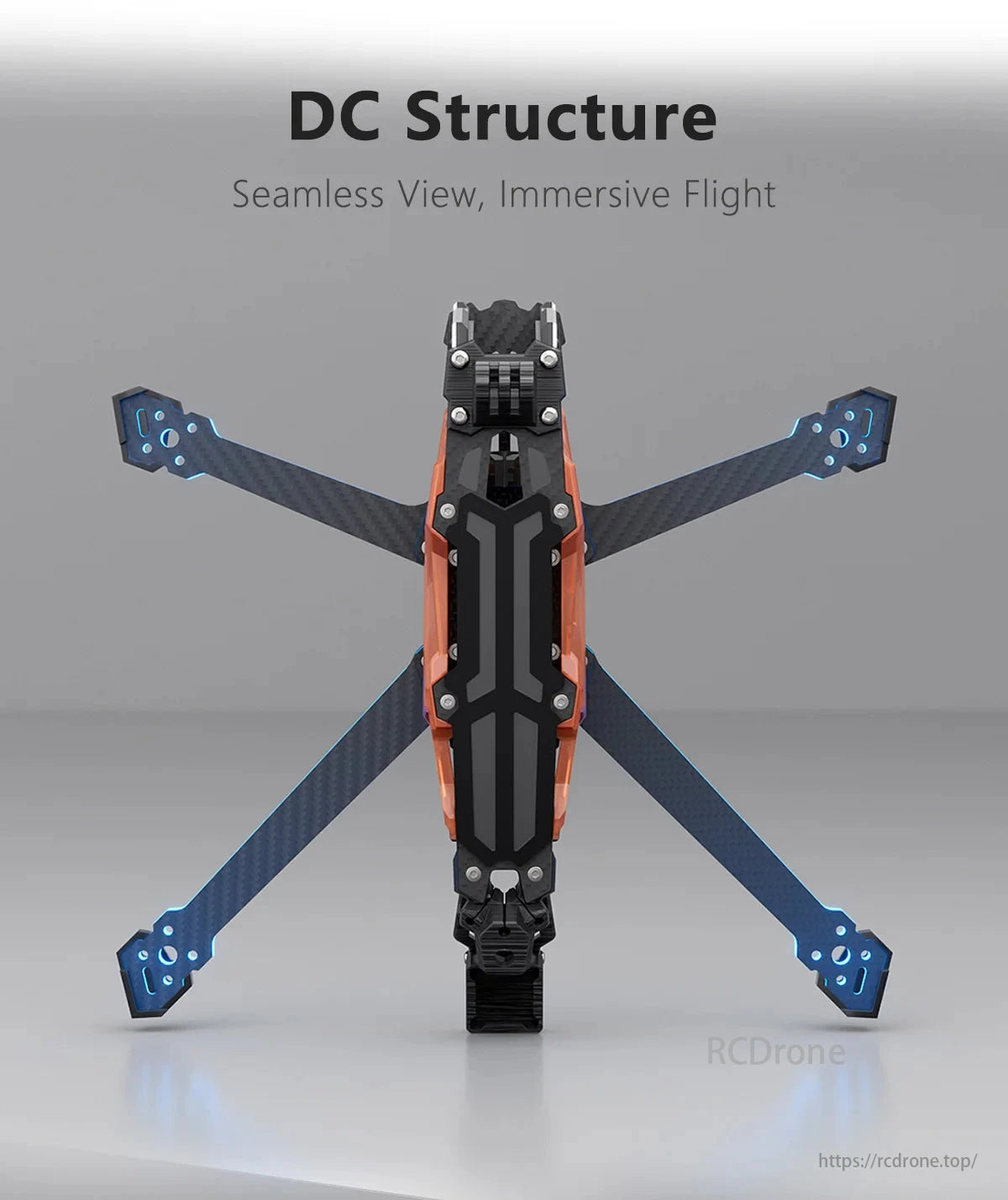 GEP-Vapor-D O4 Pro FPV Drone, GEPRC drone frame for FPV racing, featuring adjustable arms and compatibility with various propellers.