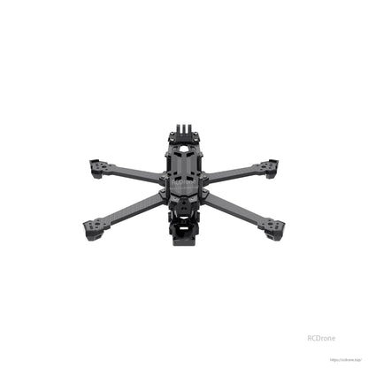 GEPRC GEP-Vapor-D5 FPV Frame, GEPRC GEP-Vapor-D5 FPV drone frame with carbon fiber X arms, central stack area, and front camera mount