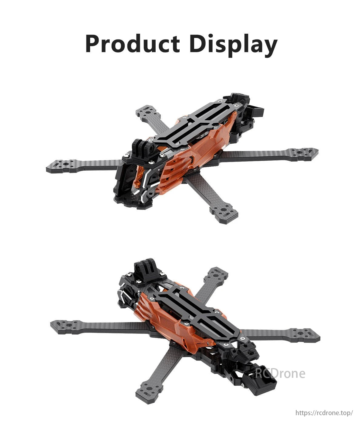 GEP-Vapor-X6 FPV Drone Frame, The X6 specifications include a GEP-Vapor-X6 O4 Pro Frame, various mounting hole sizes, recommended propeller size, weight, and included parts.